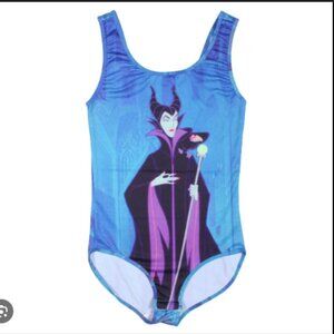 NWT Womens Hot Topic Maleficent Disney Sleeveless Bodysuit One Piece sz Medium M